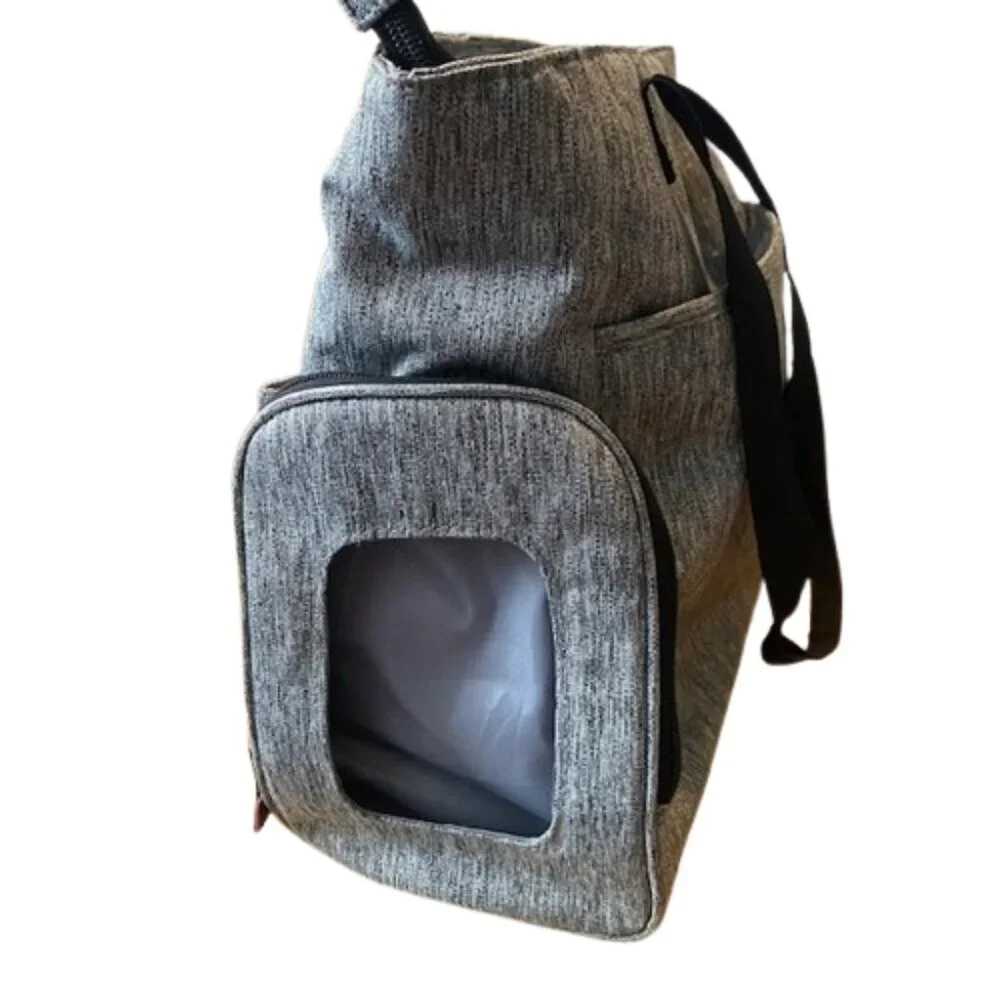 Eddie Bauer First Adventure Diaper Travel Tote Pockets Heather Gray